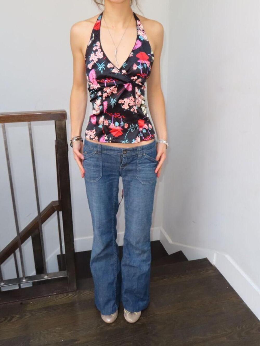 Women's Black and Pink Shirt